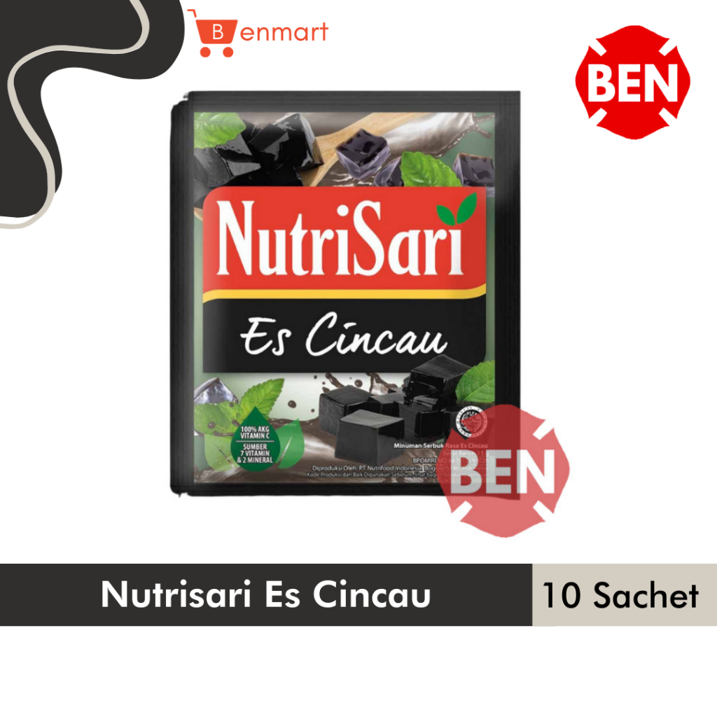 

Nutrisari Es Cincau 1 Renceng 10 Sachet Pcs - Nutri Sari Hitam Pak Dus