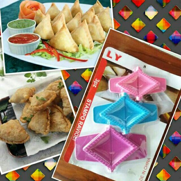 Cetakan Pastel segitiga  pastel triangle pie isi cetakan samosa