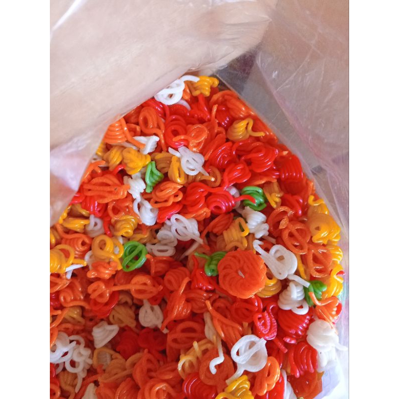 

krupuk keong warna warni 1 kg
