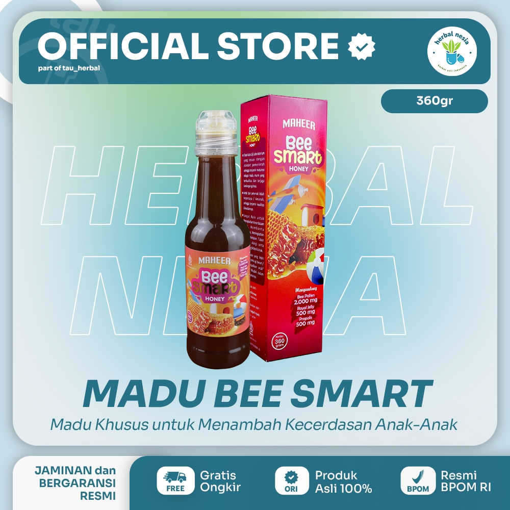 

Bee Smart Madu Kecerdasan Anak Original Merangsang Motorik Anak dan Kekebalan Tubuh Halal - 360gr