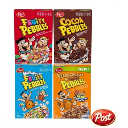 

POST Sereal Fruity Cocoa Marshmallow Peanut Butter Pebbles Cereal Impor