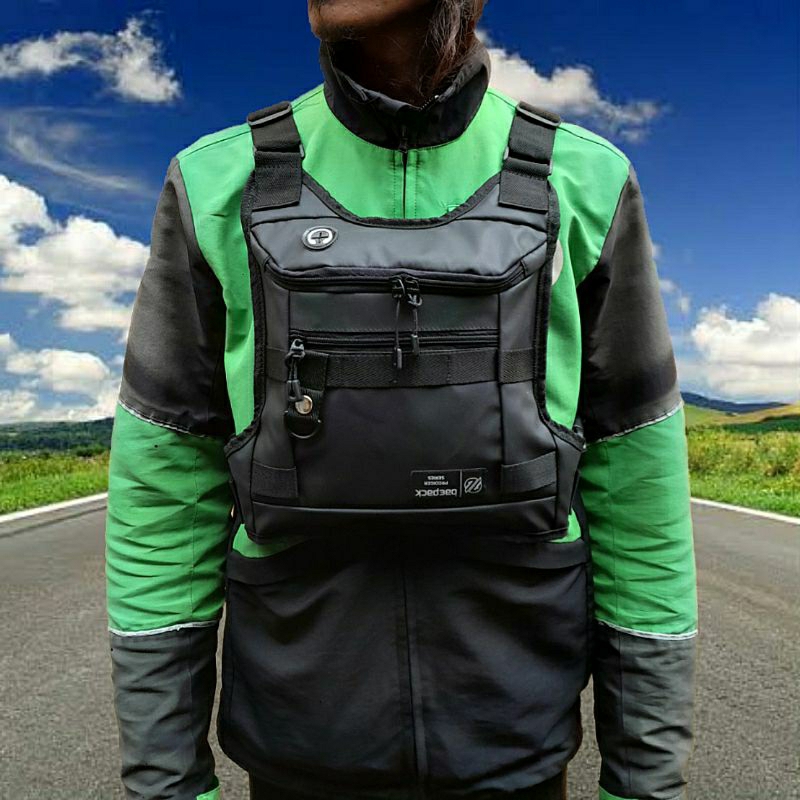 Tas dada pria waterproof terbaru Chest bag Tas rompi dada pria tactical