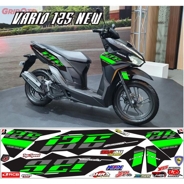 STRIPING VARIASI VARIO 2022 - 2023 / STIKER MOTOR HONDA VARIO NEW 125 /  VARIO 2023 VARIASI LIS MOTI