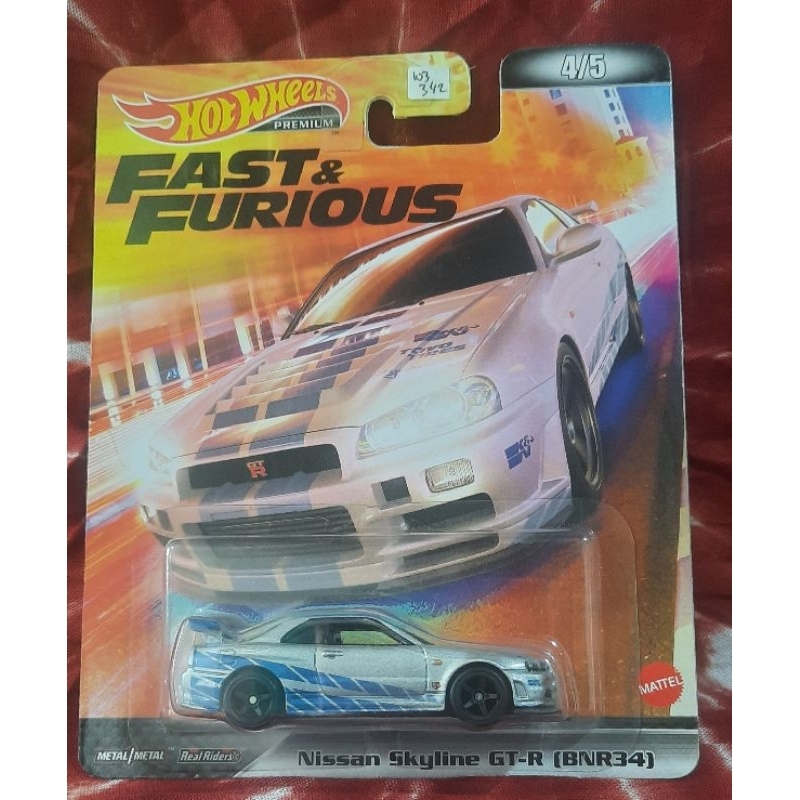 Hot Wheels Premium Nissan Skyline R34