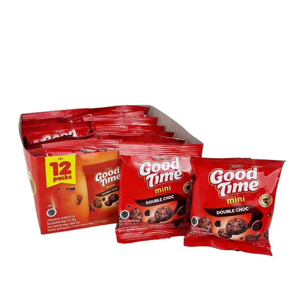 

GOOD TIME MINI PAK (12'S) 18GR DOUBLE CHOCO