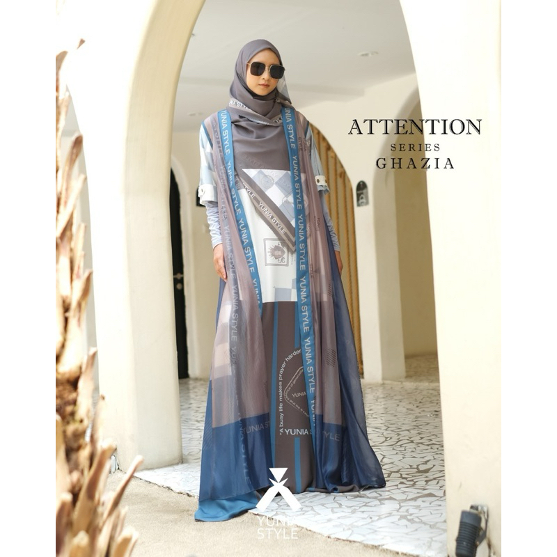 [YUNIA SYARI] Attention Syari - Ghazia set Bergo/Scarves