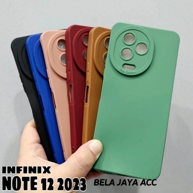 INFINIX NOTE 12 2023 CASE Pro CAMERA MACARON  CASE INFINIX NOTE 12 2023