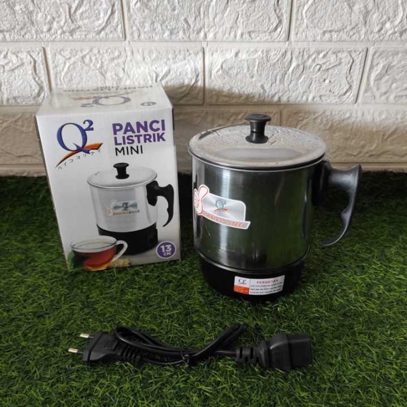 Mug Listrik 13cm - Mug Elektrik -Teko Listrik Bahan Stainless Steel/teko air panas listrik/teko list