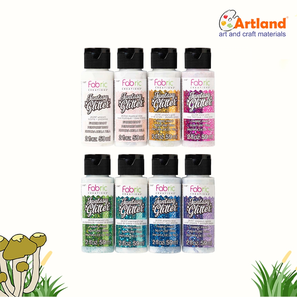 

Fabric Creations™ Soft Fabric Inks 59ml - Fantasy Glitter