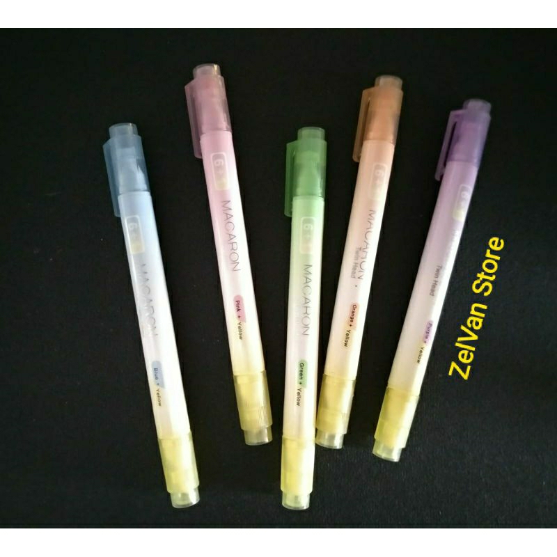 

Textliner Twinhead Macaron (per 5 pcs)