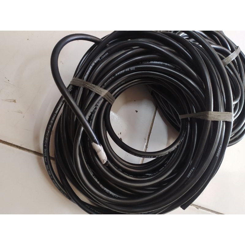 Kabel NyyHy 3x1,5mm serabut hitam isi-3 Supreme ini harga per 1 meter