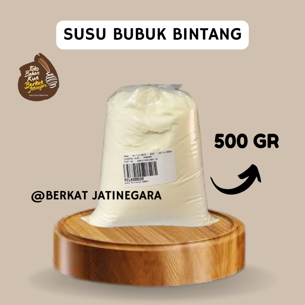 

SUSU BUBUK BINTANG 500 GR / SUS BINTANG / SUSU BUBUK