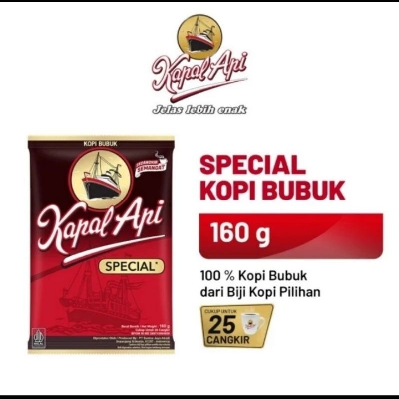 

Kapal api spesial 160 g