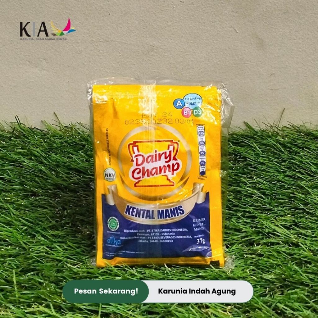 

Dairy Champ Susu Kental Manis 37gr - Sachet