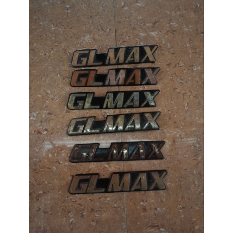 Emblem Kempol Aki,logo Tutup Aki Honda GL MAX ORI COPOTAN (BEKAS)