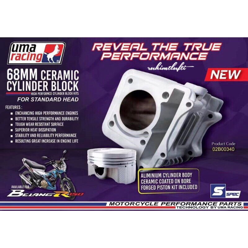 cylinder blok cylinder block blok seher uma racing satria fu karbu