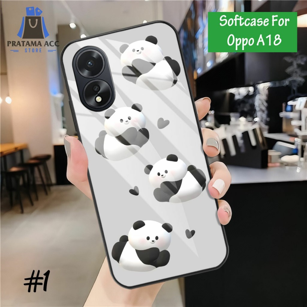 {PS679} Softcase Kaca OPPO A18 - Casing HP OPPO A18