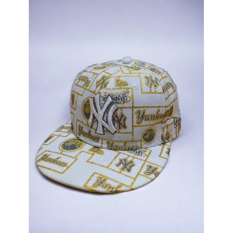 Topi New era NY full print +new era giant