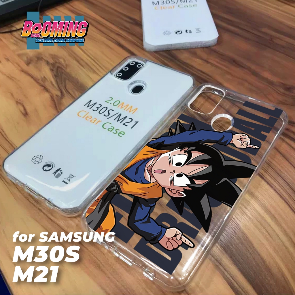 Case Samsung M21 - M30S Casing Samsung M21 - M30S Motif [GOKU COUPLE] Booming Case Softcase Premium 