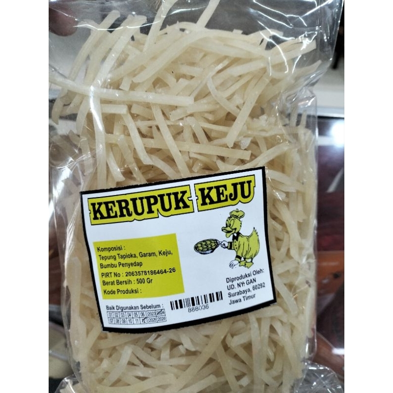 

KERIPIK SNACK CEMILAN JADUL Krupuk stik keju 500GRM