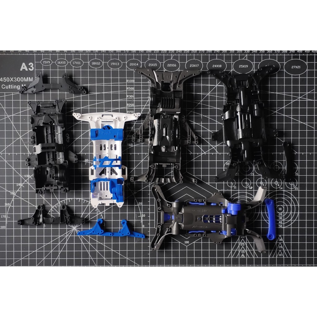 Tamiya Chassis Gear Box Super II MA AR VZ FM-A VS Ex Display