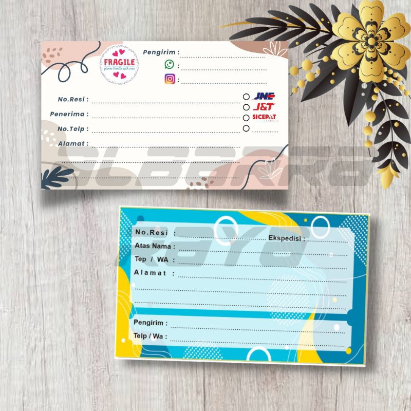 

STIKER LABEL PENGIRIMAN PAKET #1