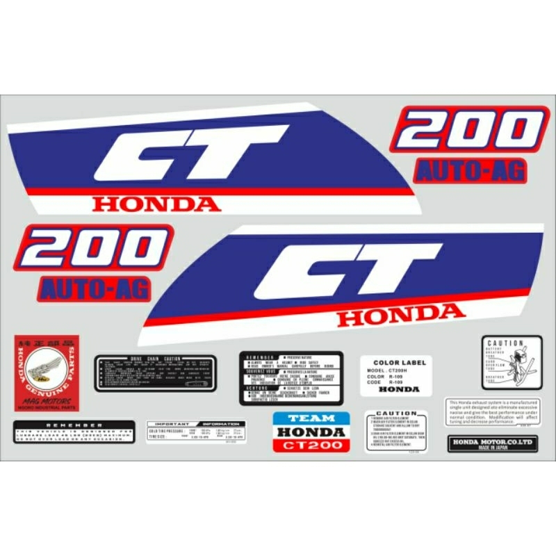 striping tangki honda ct200 decal gasteng honda ct200 honda ct200 honda xl xl125
