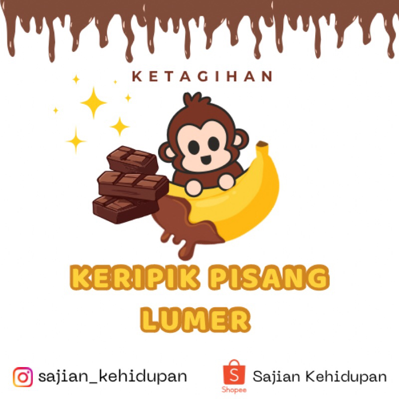 

Keripik pisang coklat lumer 50gr