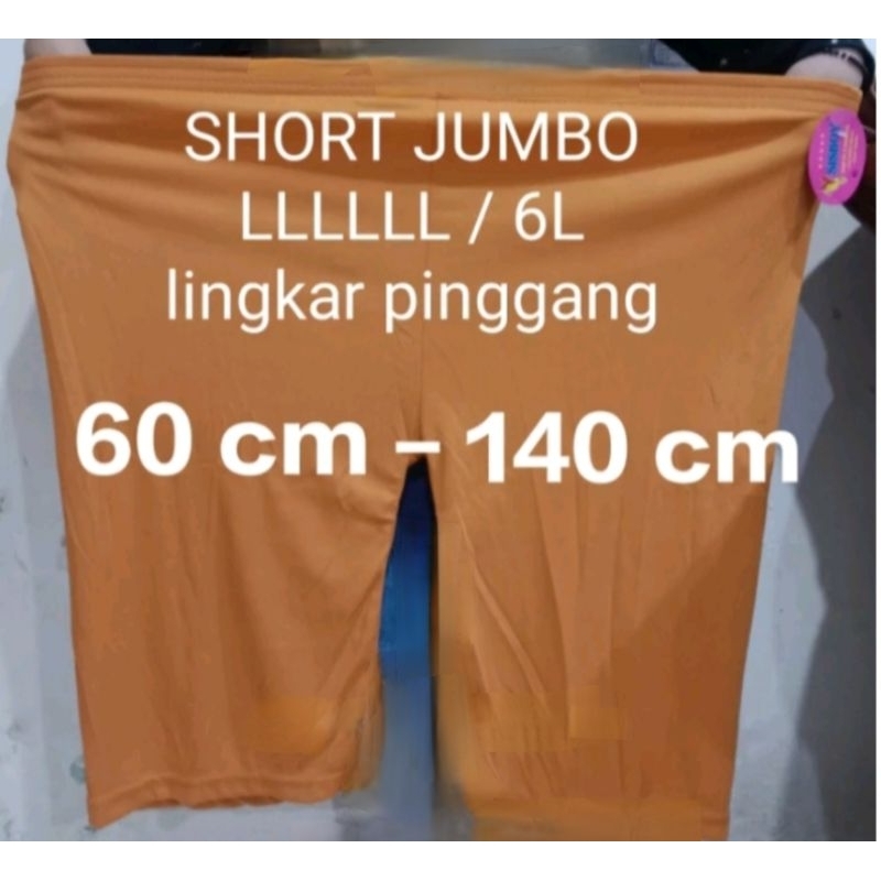 PAKET ISI 3 pcs SHOTS JUMBO//CELANA SHOTS JUMBO 4XL,5XL,6XL panjang 3/4 dibawah lutut celana shot wa