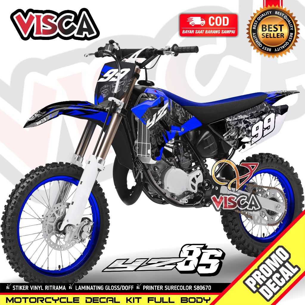 Decal Yz 85 2019 Variasi Full Body Dekal Yz 85 New 2019 Variasi Full Body Stiker Yz 85 New Variasi F