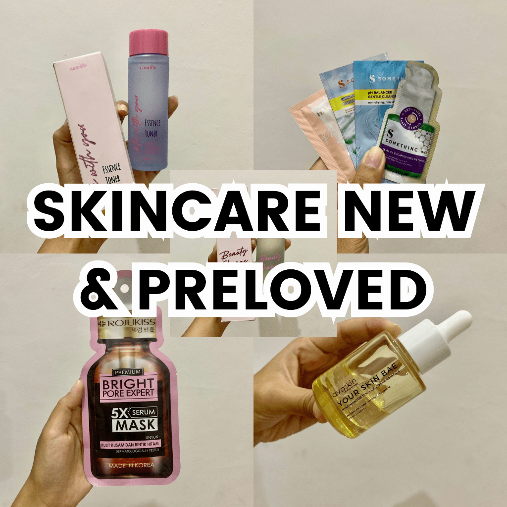 SKINCARE PRELOVED & NEW | Camille Avoskin Ponds Rojukiss Somethinc