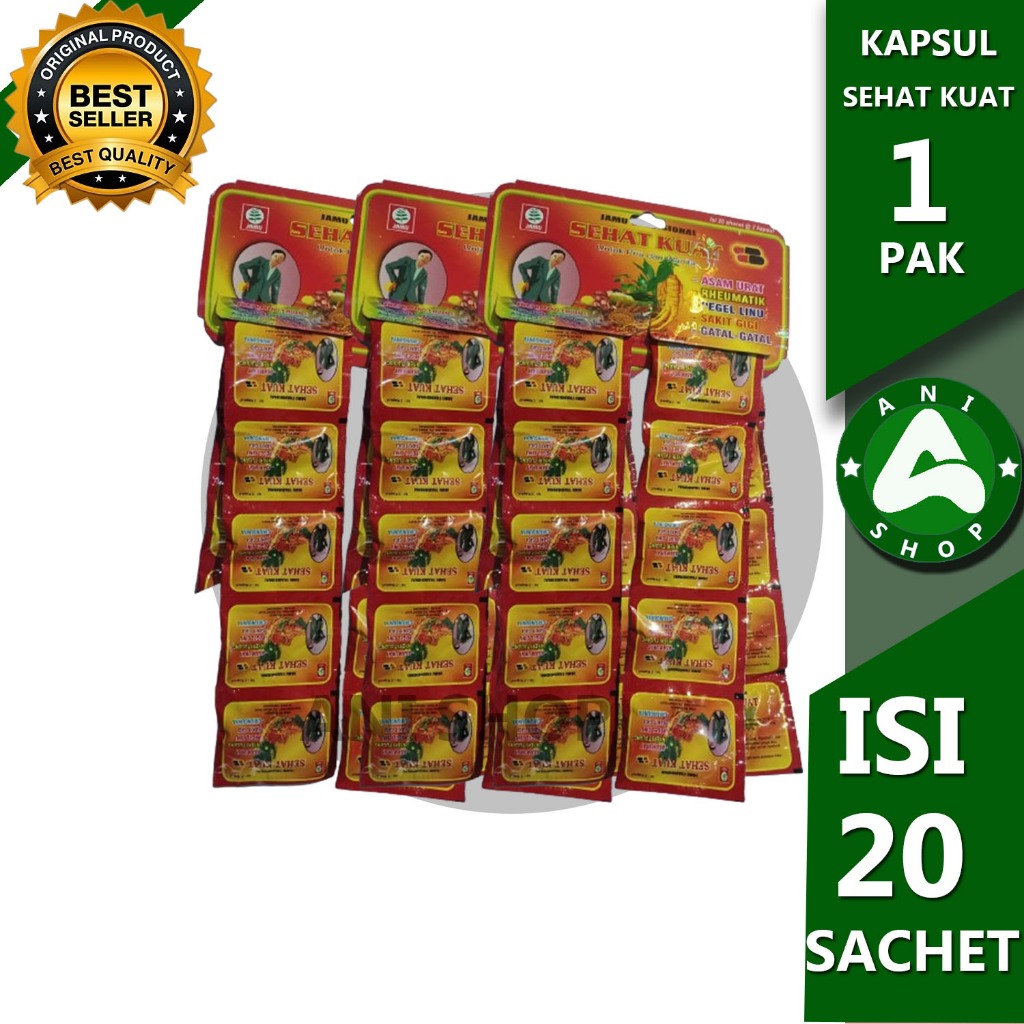 JAMU TRADISIONAL SEHAT KUAT 1 PAK ISI 20 SACHET ANI SHOPP