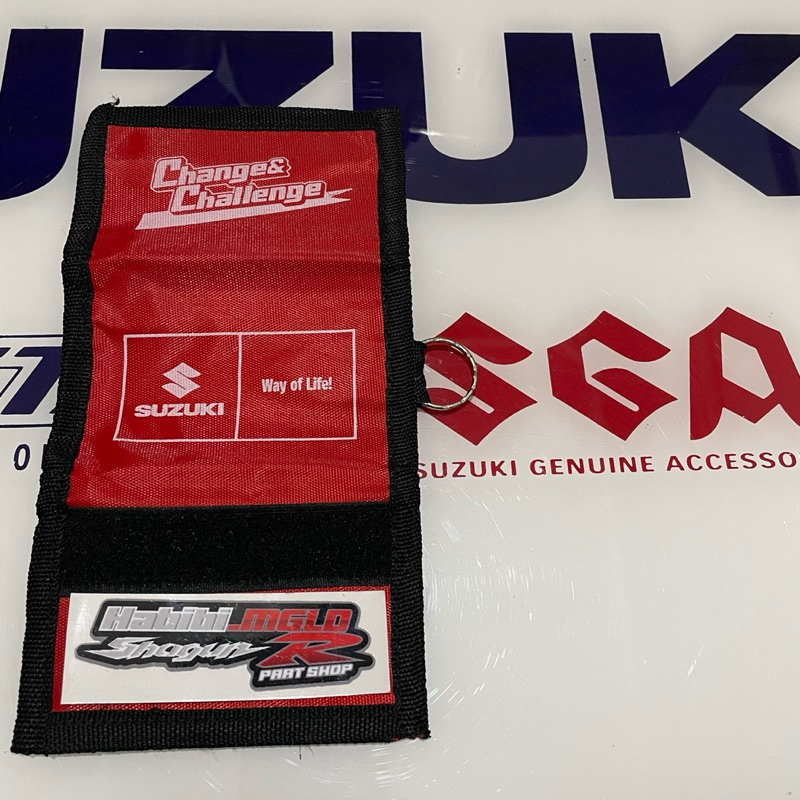 Gantungan kunci dompet STNK suzuki Shogun R Shogun 110 Shogun 125 Smash Arashi Skywave Nex hayate Sp