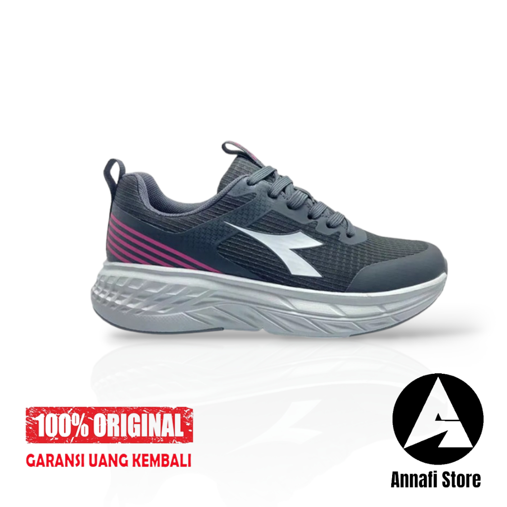 SEPATU RUNNING WANITA DIADORA GARRET DIARU230304P - GREY PINK
