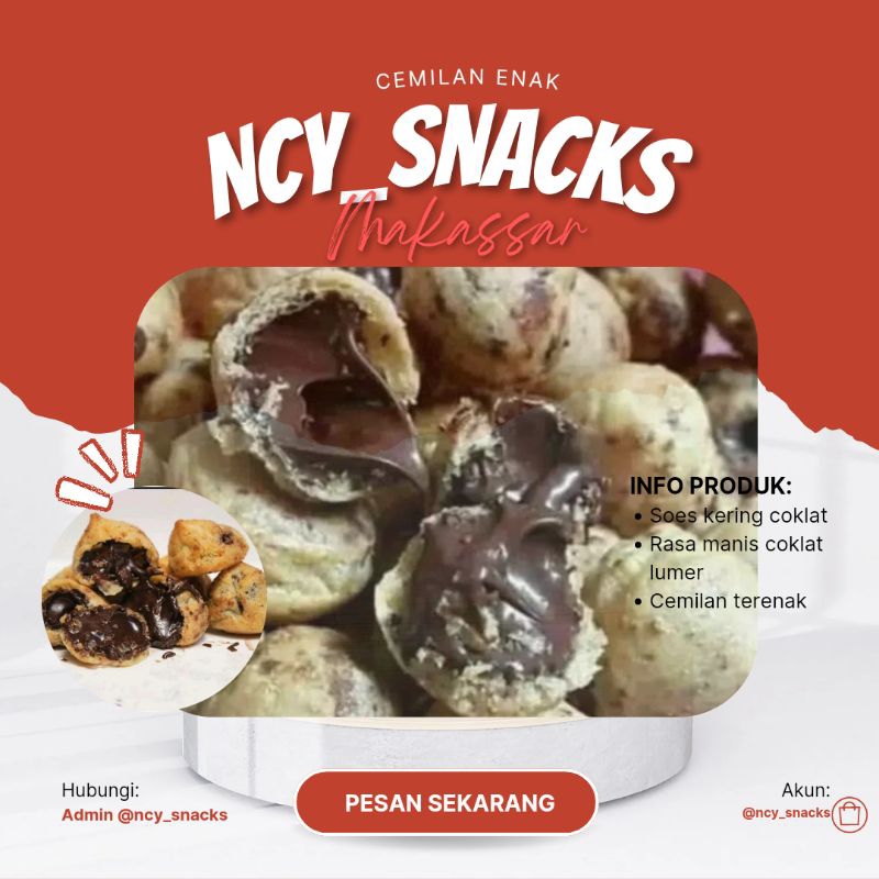 

Soes kering (kue sus) lumer eceran