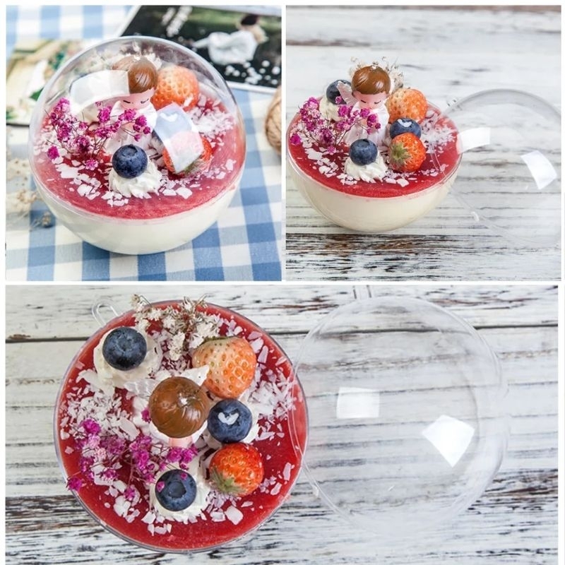 Mika Bola Duduk Box bola (SATUAN) Cup bola Dessert