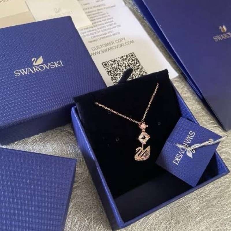 ORIGINAL Kalung Swarovski motif angsa terbaru