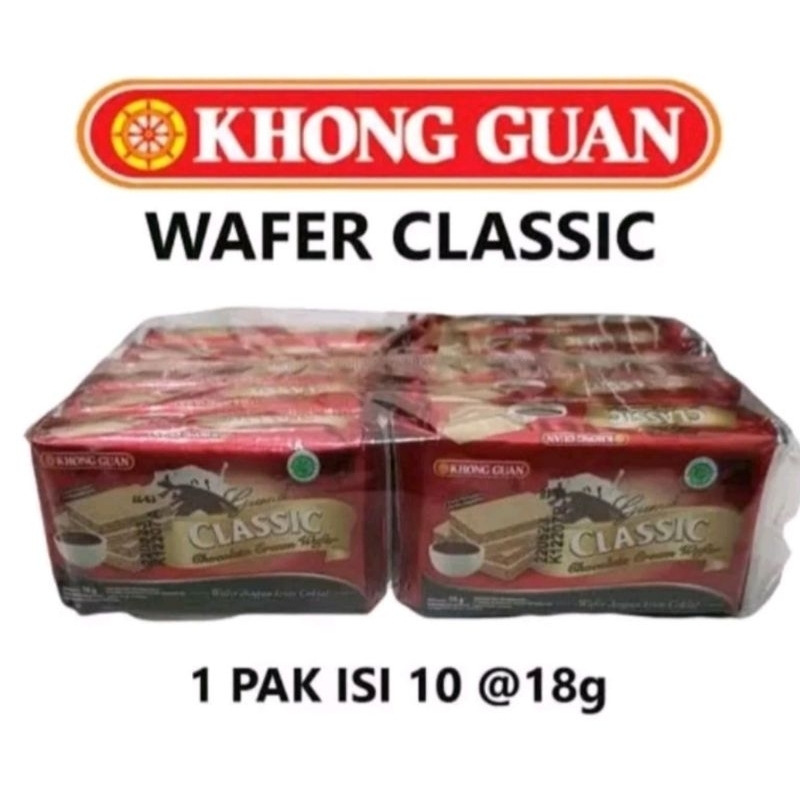 

khonghuan wafer Classic Renceng isi 10 Pcs