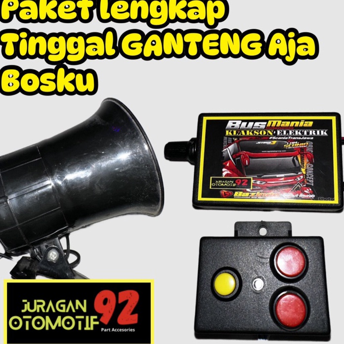 Terlaku klakson suara bus basuri Telolet kiw motor