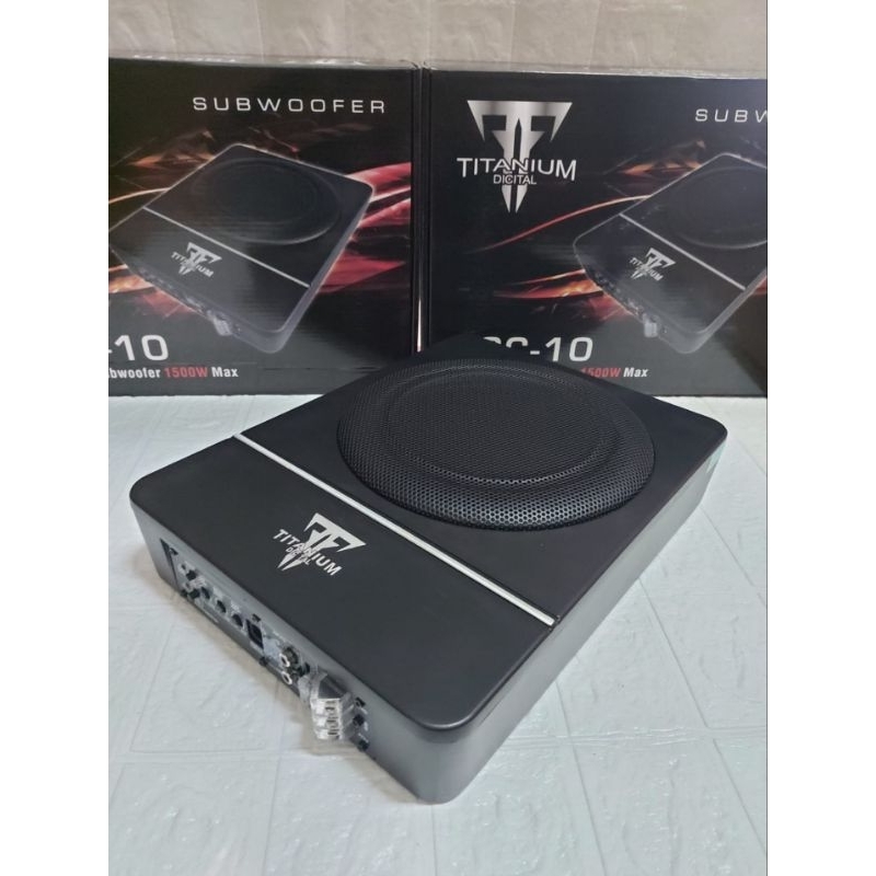 Subwoofer Kolong 10inch Titanium di Mobil