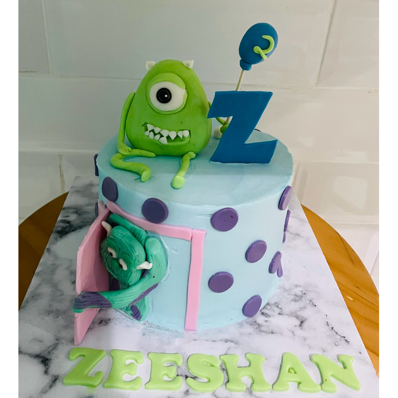 

kue ulang tahun monster inc