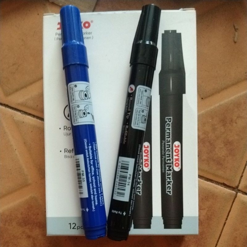 

Spidol permanen Joyco biru dan hitam / permanent marker di kota Pontianak