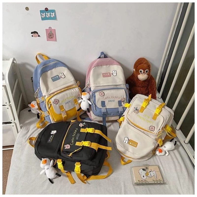 Tas sekolah wanita/Cute Little Bear/Tas terbaru untuk SD/SMP