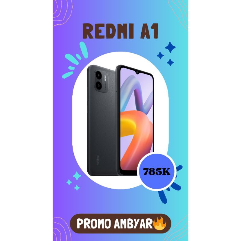 RedmiA1/XiominA1 2/32GB baterai 5000mAh