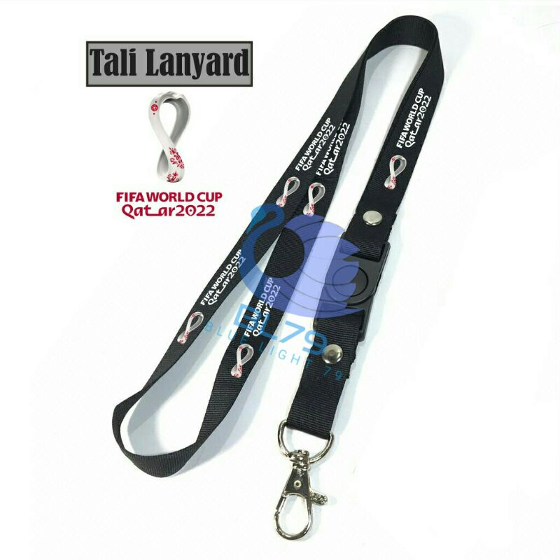 

Gantungan kunci LOGO FIFA WORLD CUP QATAR 2022 / PIALA DUNIA Lanyard PREMIUM LANYARD Gantungan ID CARD Name Tag