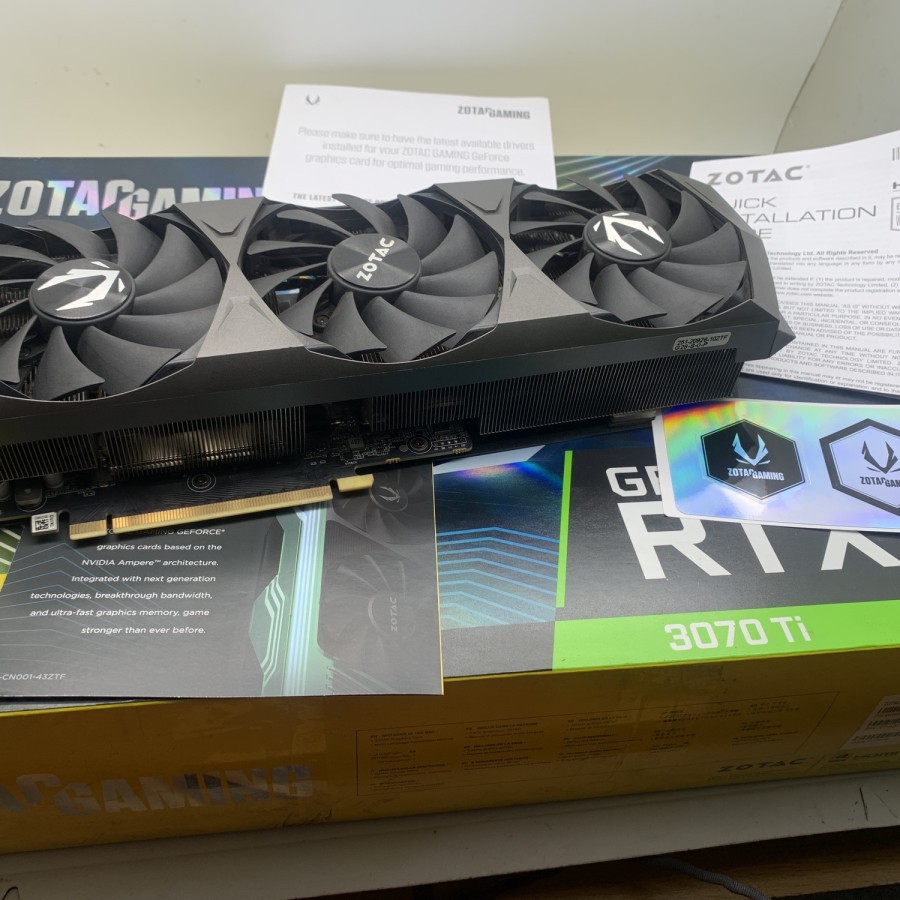 ZOTAC GAMING GEFORCE RTX 3070ti TRINITY OC 8GB 256Bit GDDR6