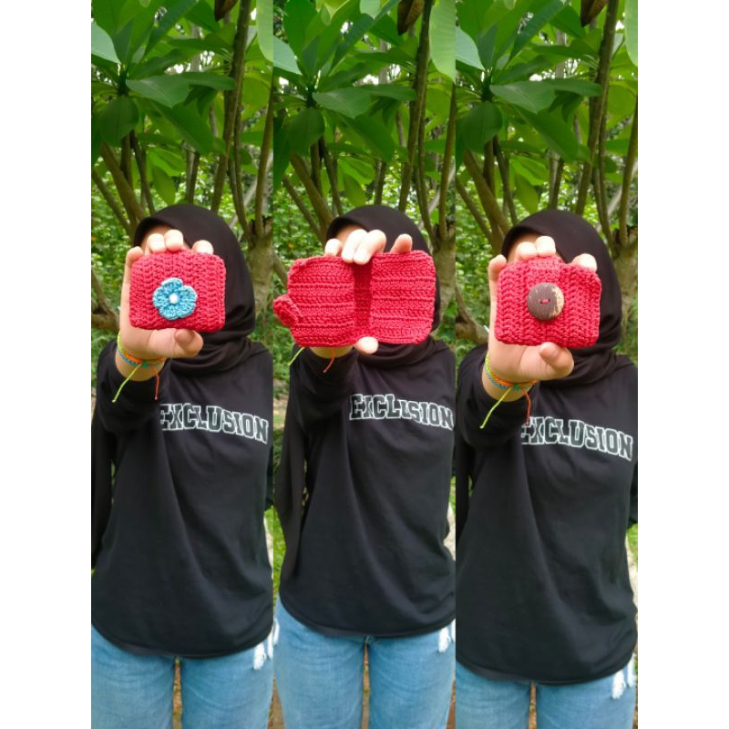 Dompet rajutan, Dompet murah, Rajutan tangan, dompet kecil. dompet koin