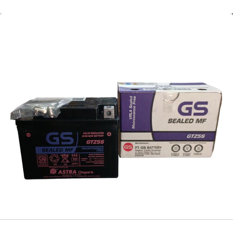 Aki motor GS GTZ5S Astra