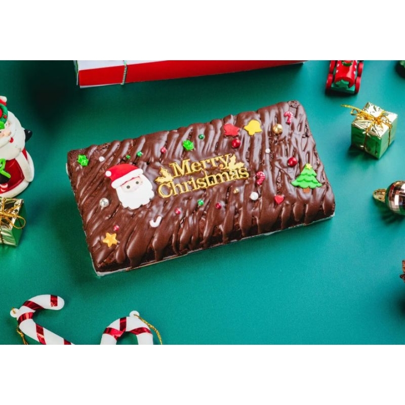 

Fudgy Brownies Edisi Natal dan Tahun Baru