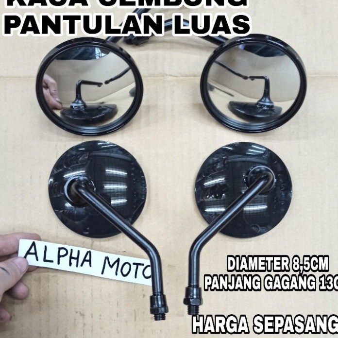 Best Seller kaca Spion bulat klasik pendek w175 scoopy xsr155 tiger scorpio klx c7 fino fazzio pcx m